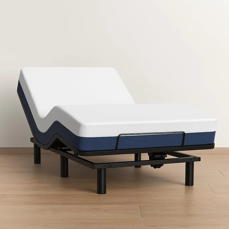 AbyssZen Adjustable Bed Frame with Side Rails
